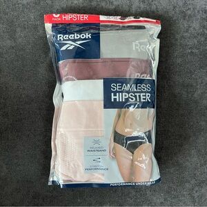 NWT Reebok Women's 5-Pack Seamless Hipster